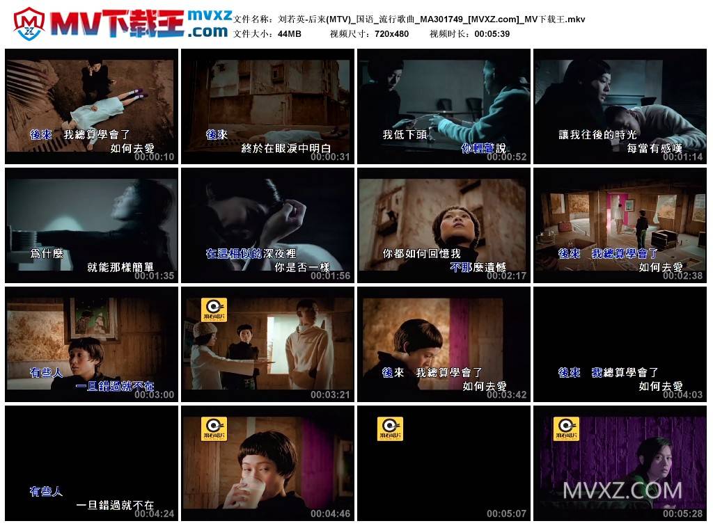刘若英-后来(MTV)_国语_流行歌曲_MA301749